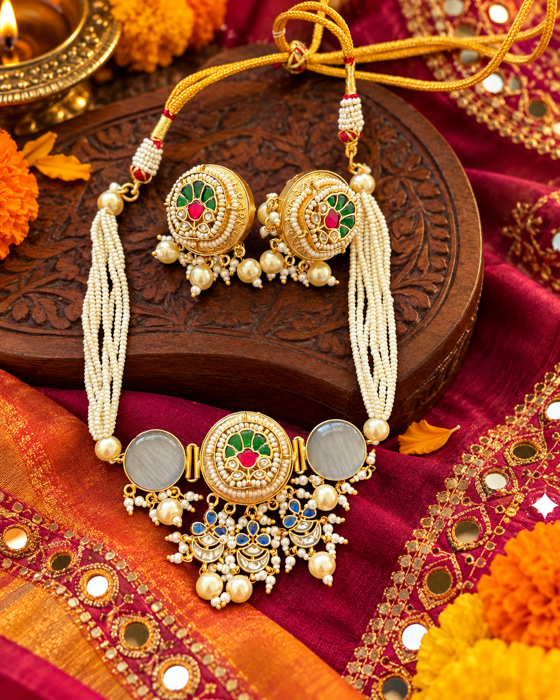 D2F331DB-ABE5-4AC1-99E5-A21D5A2F9ED6 Navrati collection, oxidised jewelry
